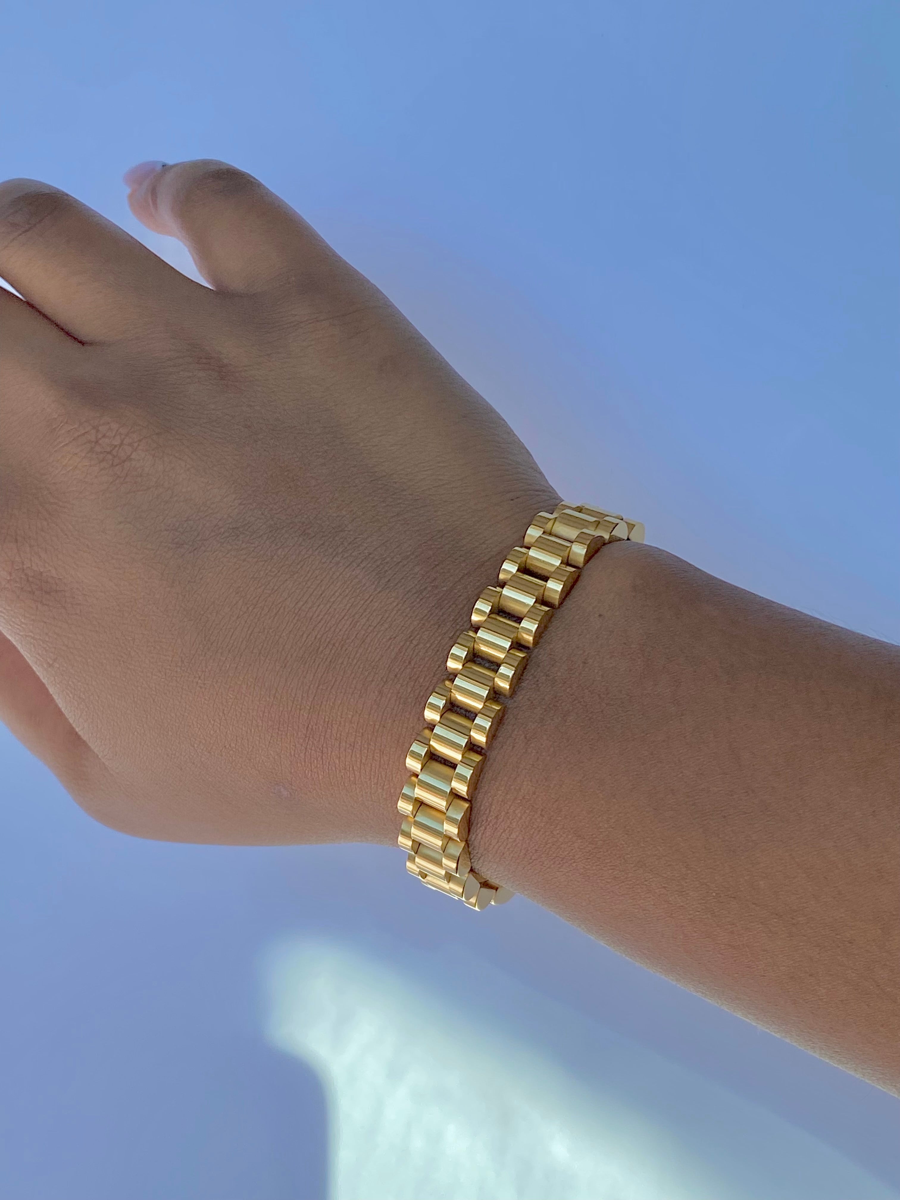 16.5 cm Golden Noelle Watch Chain Bracelet
