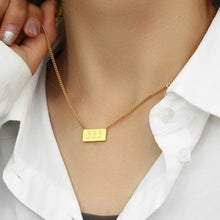 Angel Number Bar Necklace