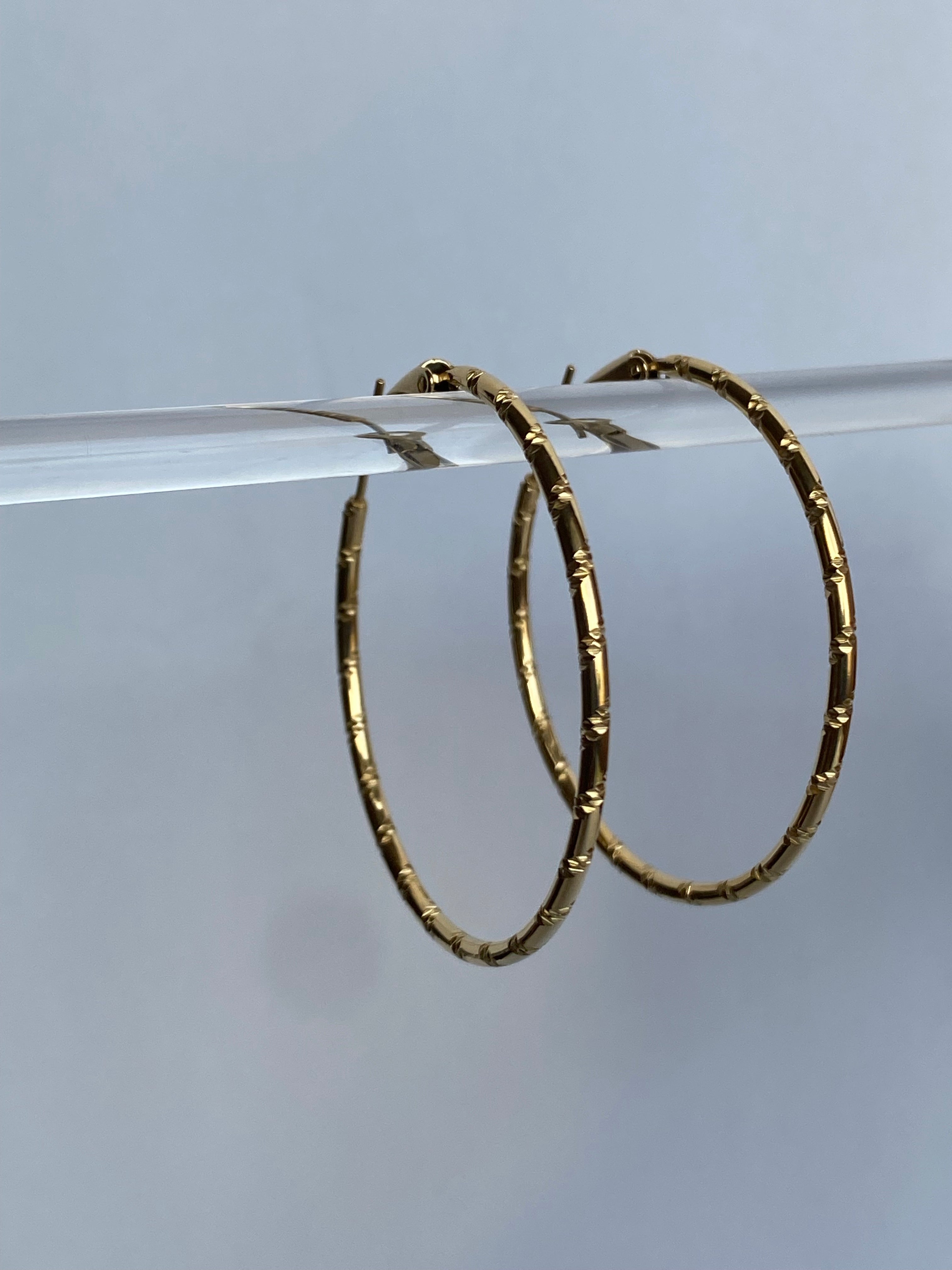 Oval Vintage Hoops from Glazd Jewels Gold