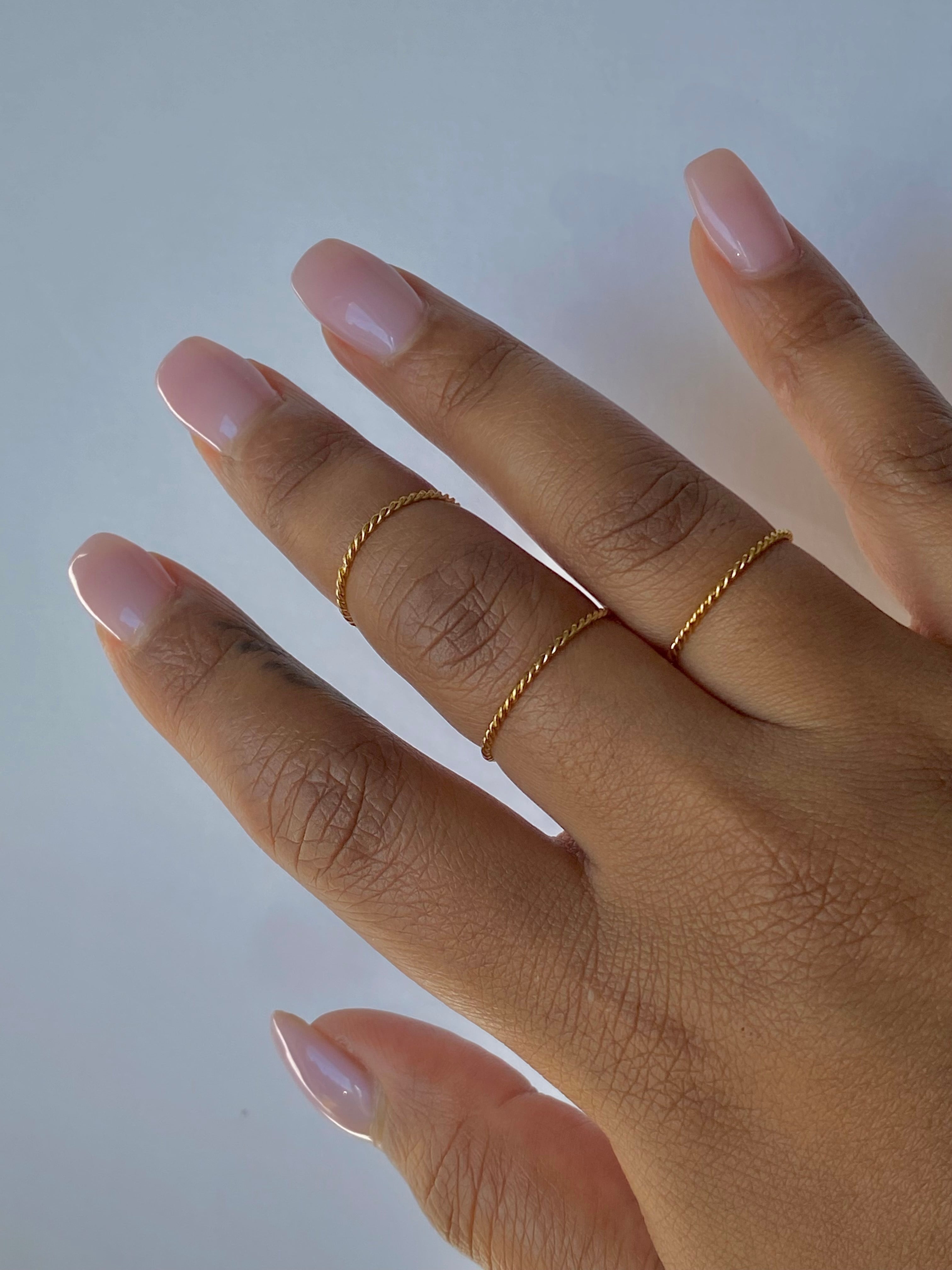 Gold tone Stainless Steel Harper Fashion Ring