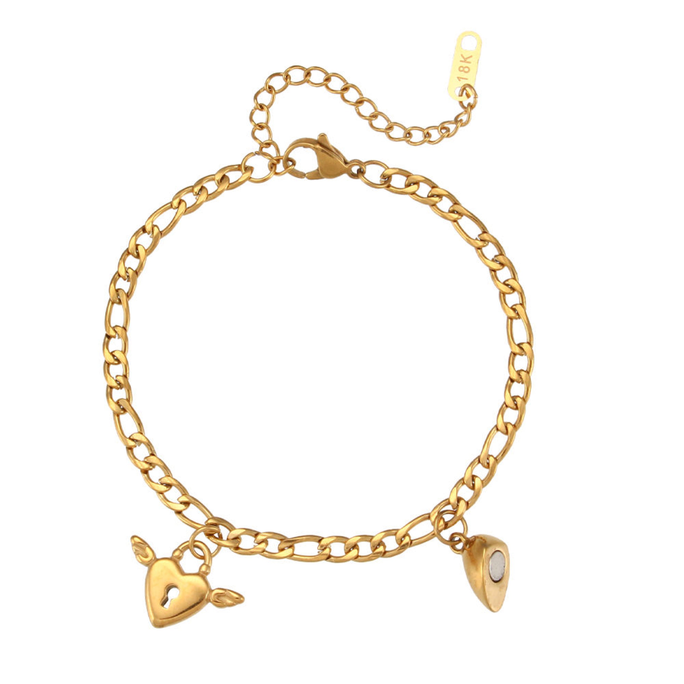 Magnetic Charm Love Bracelet