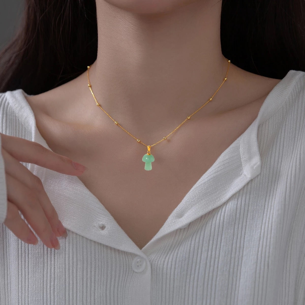 Magic Mushroom Necklace