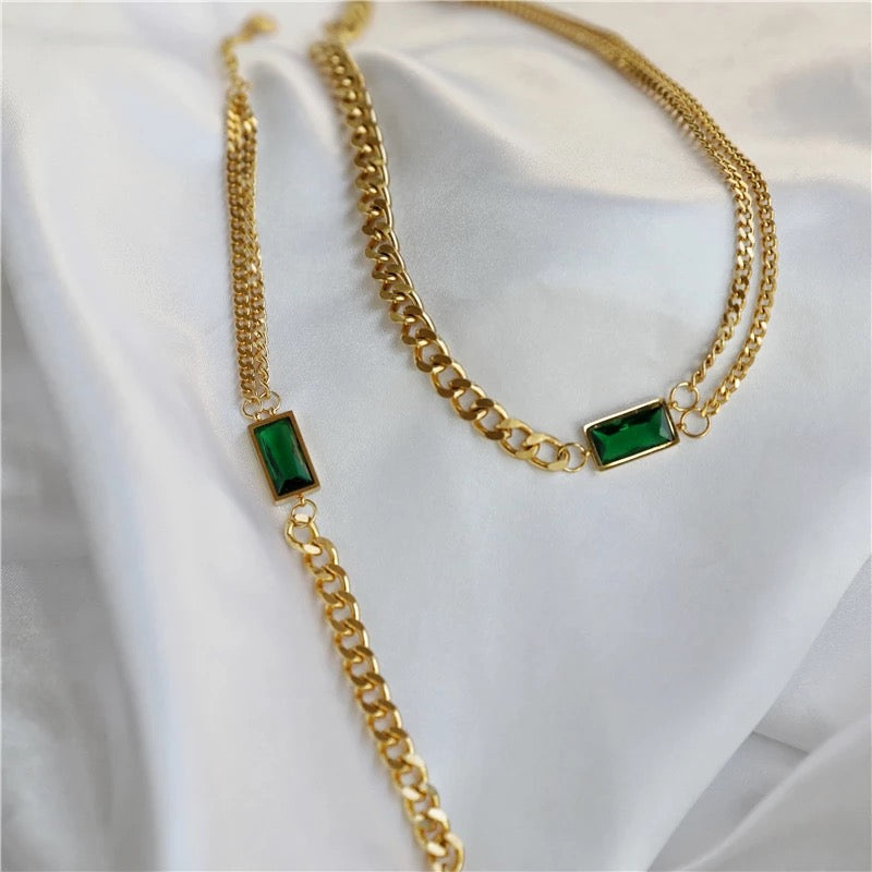 Emerald Jewelry Set