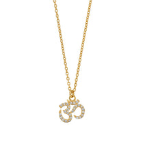 45cm Sterling Silver OM Chain Necklace