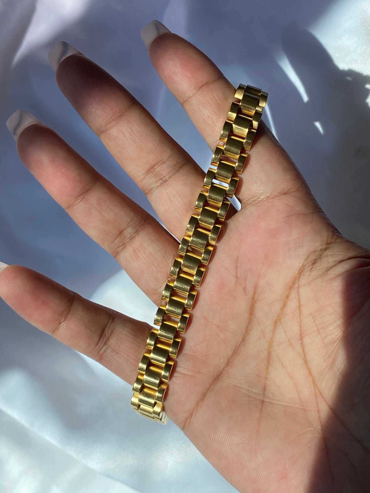 16.5 cm Golden Noelle Watch Chain Bracelet